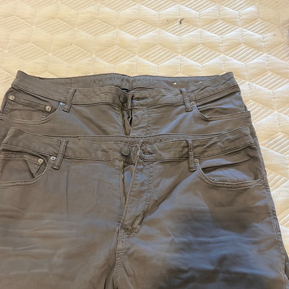 American Eagle Gray Pants - image 1